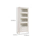 Wood  Standard  Bookcase Closed Back Contemporary Bookshelf with Drawers