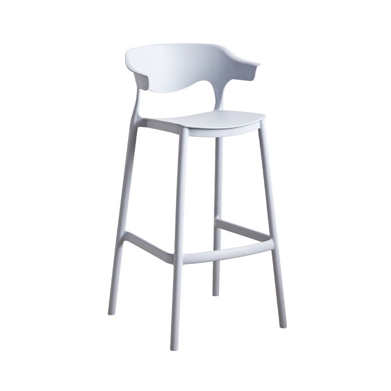 Stackable Plastic Indoor Counter Stools Low Back Scandinavian Bar Stools with 4 Legs Clearhalo 'Bar Furniture' 'Bar Stools' 'bar_stools' 'furn' 'furn_bar_stools' 'furniture_bar_stools' 'Kitchen & Dining Furniture' 'kitchen&dining_furn' 'kitchen' 'kitchen_furn' Furniture' 1200x1200_edfd6240-eb9c-40e7-904a-71d90b6b25f6