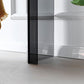 Free From Shape Contemporary Console Table Black Acrylic Console Sofa Table