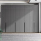 Contemporary Grey Storage Cabinet with Garment Rod Hinged Door Cabinet for Bedroom Clearhalo 'Armoires & Wardrobes' 'armoires_wardrobes' 'Bedroom Furniture' 'furn' 'furn_armoires_wardrobes' 'Furniture' 1200x1200_ee00a25a-97f7-4a45-b228-776515c37a88