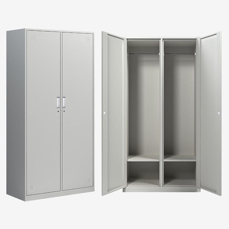 Metalen eigentijdse garderobe armoire scharnierende garderobe kast voor thuis