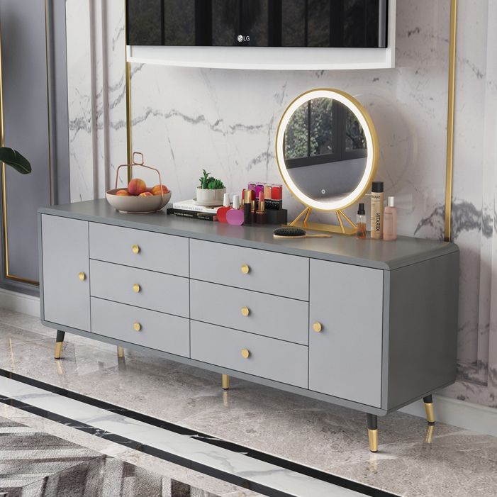 Moderno cuffia da pranzo in legno semplice credenza con cassetto per soggiorno senza specchio