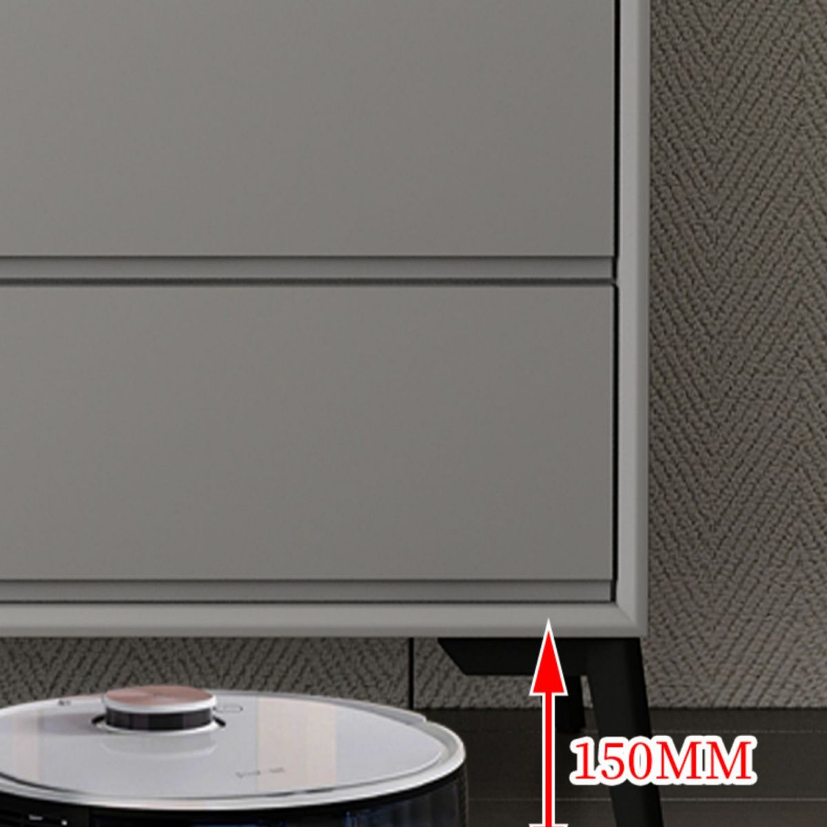 16" D Storage Chest Modern Style Bedroom Storage Chest Dresser in White and Grey Clearhalo 'Bedroom Furniture' 'Dressers & Chests' 'dressers_chests' 'furn' 'furn_dressers_chests' 'Furniture' 1200x1200_ee07b1c1-7c6a-4c1e-9ba3-6e64eb40bc23