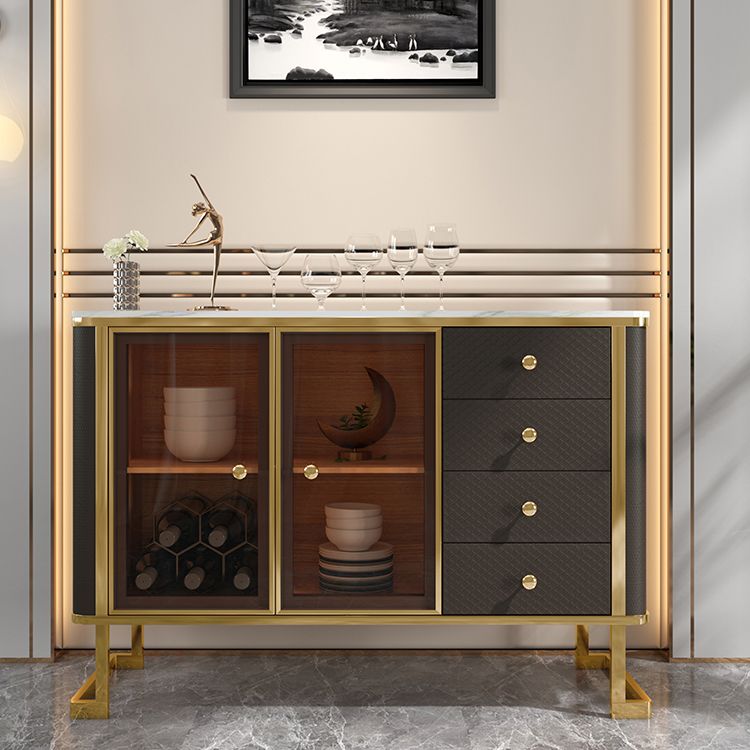 Sideboard Sideboard Sideboard in pietra Glam Sideboard con porta per la cucina