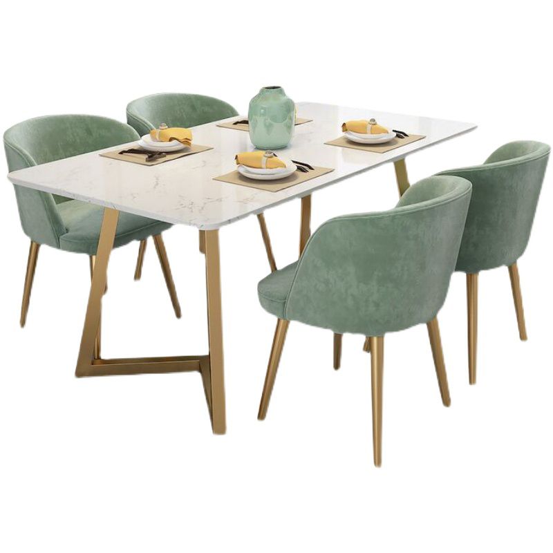 Traditional Luxury Rectangle Dining Site Table Marble Dining Room Home Furniture Clearhalo ' dining_table' 'Dining Tables & Seating' 'Dining Tables' 'furn' 'furn_dining_table' 'Furniture' 'furniture_dining_table' 'Kitchen & Dining Furniture' 'kitchen&dining_furn' 'kitchen' 'kitchen_dining_table' 1200x1200_ee098b28-adab-4329-9a2f-7ac17d06b27e