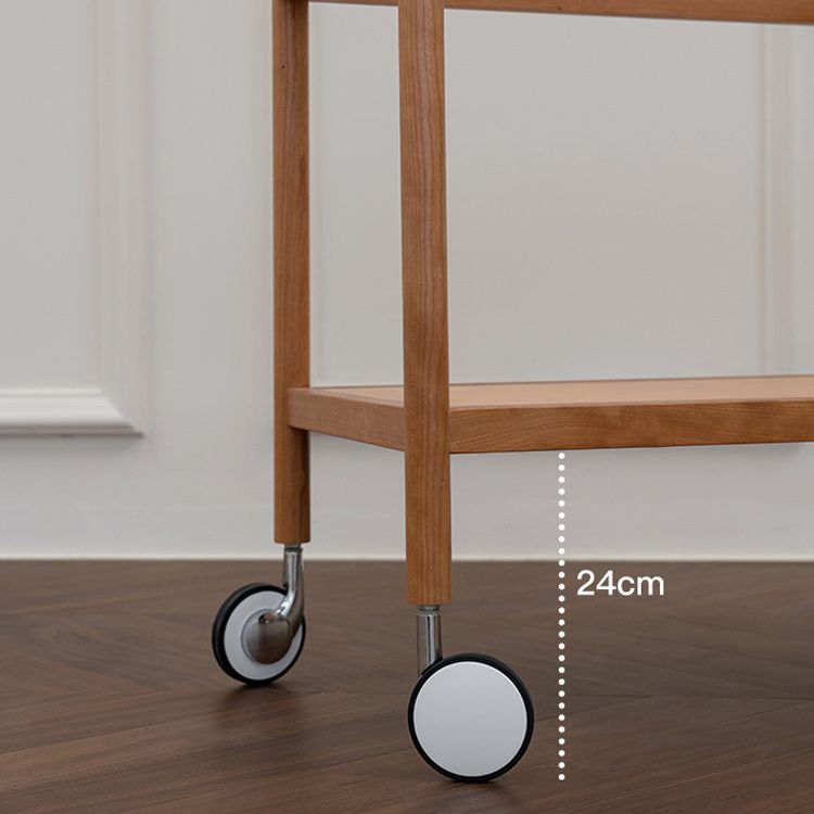 25.2" Wide Rectangular Glass End Slide Table Brown Cherry Side Table with Storage Clearhalo 'Coffee & Accent Tables' 'End & Side Tables' 'end_side_tables' 'furn' 'furn_end_side_tables' 'Furniture' 'Living Room Furniture' 1200x1200_ee0e23a3-df71-4a3f-8174-b43de7de485e