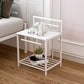 1 Shelf Glam Nightstand Metal Legs Included Night Table Open Storage ,23.6" Tall Clearhalo 'Bedroom Furniture' 'furn' 'furn_night_stand' 'Furniture' 'night_stand' 'Nightstands' 1200x1200_ee11ab0a-9620-4bc3-a803-a6c418cbf0ec