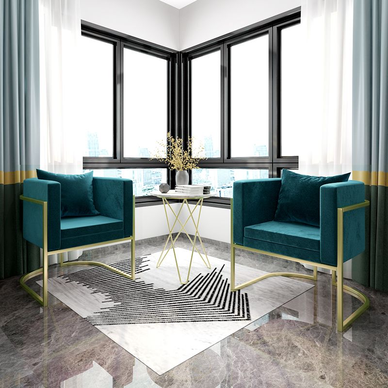 Scandinavian Armless Solid Back Chair for Home Fabric Dining Side Chair Clearhalo 'Dining Chairs' 'Dining Tables & Seating' 'dining_chair' 'furn' 'furn_dining_chair' 'Furniture' 'Kitchen & Dining Furniture' 1200x1200_ee129f3c-9bf7-4ec6-88f1-240309eea150