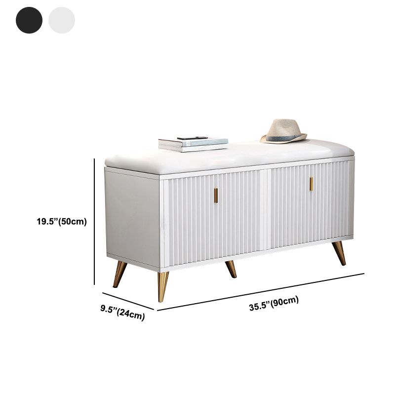 Panchina di posti a sedere in legno fabbricata 11,8 "W glam ammortizzazione imbottita