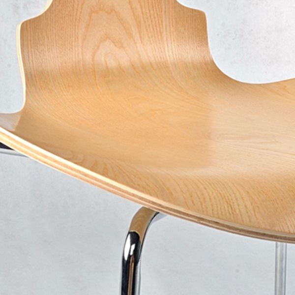 Contemporary Home Side Chair Solid Back Metal Upholstered Dining Room Chair Clearhalo ' kitchen&dining_furn' 'Dining Chairs' 'Dining Tables & Seating' 'dining_chair' 'furn' 'furn_dining_chair' 'Furniture' 'furniture_dining_chair' 'Kitchen & Dining Furniture' 'kitchen' 1200x1200_ee13a938-b280-4e58-9e2c-c8aac4915d20