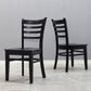 Traditional Wood Dining Side Chair 16.5'' Wide Ladder Back Chair for Home Use Clearhalo ' kitchen&dining_furn' 'Dining Chairs' 'Dining Tables & Seating' 'dining_chair' 'furn' 'furn_dining_chair' 'Furniture' 'furniture_dining_chair' 'Kitchen & Dining Furniture' 'kitchen' 1200x1200_ee13d876-b5bb-490e-9328-1b2c433e7881