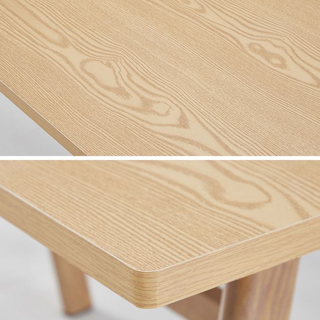 5 Pcs MDF Modern Dining Room Set with Rectangle Table and Pedestal Base Dining Set Clearhalo 'Dining Room Sets' 'Dining Tables & Seating' 'dining_room_set' 'furn' 'furn_dining_room_set' 'Furniture' 'furniture_dining_room_set' 'Kitchen & Dining Furniture' 'kitchen&dining_furn' 'kitchen' 1200x1200_ee152f97-70cb-4b97-8343-46b350eed192