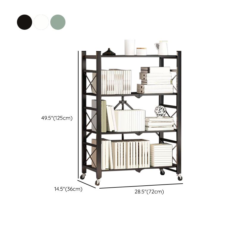 Modern Metal Etagere Shelf Bookcase Open Book Shelf for Study Room