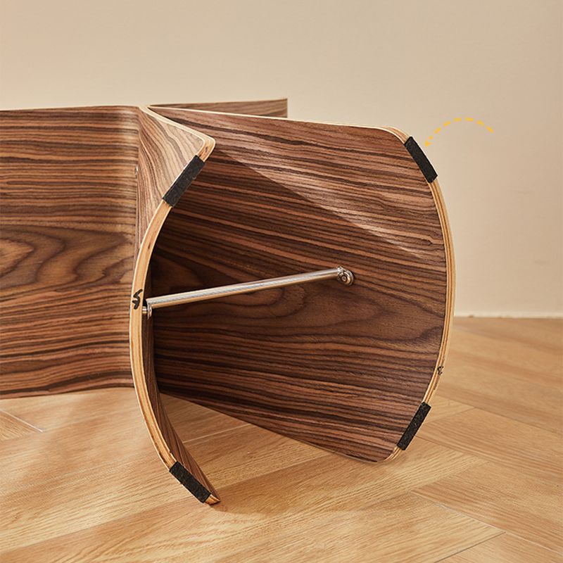 15.7 "Table de caballete de altura Mesa lateral de madera maciza escandinava