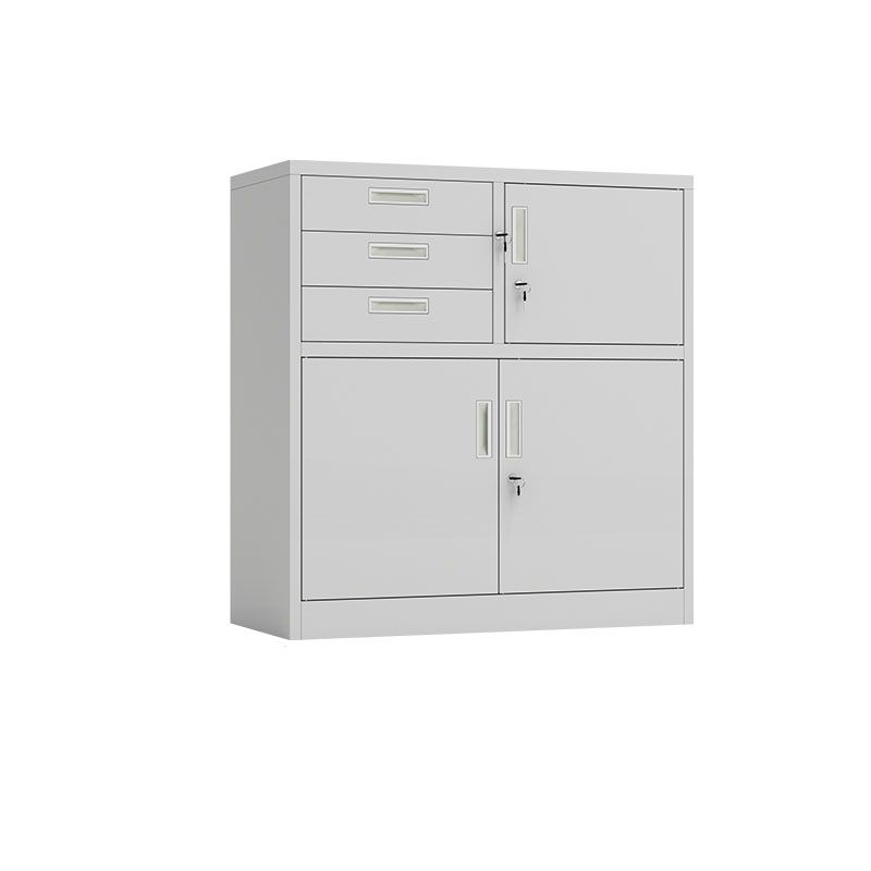 基本的な金属ファイルキャビネットソリッドカラーストレージシェルフロックファイルキャビネットオフィス用