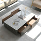 Minimalism Slate Rectangular Coffee Table White Coffee Table Set with Drawer Clearhalo 'Coffee & Accent Tables' 'Coffee Tables' 'coffee_tables' 'furn' 'furn_coffee_tables' 'Furniture' 'Living Room Furniture' 1200x1200_ee1d49d9-4b25-4da9-b653-b57203841be2