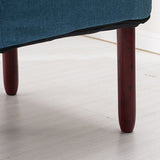 Leinen Lounge Stuhl 20.86 "L x 18.89" W einstellbarer Akzentstuhl mit Lagerung