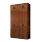 Traditional Walnut Wood Storage Cabinet Brown Cabinet for Home