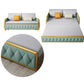 Divano a braccia quadrati letto in pelle in pelle glam cuscino pieghevole tornatore divano dormiente