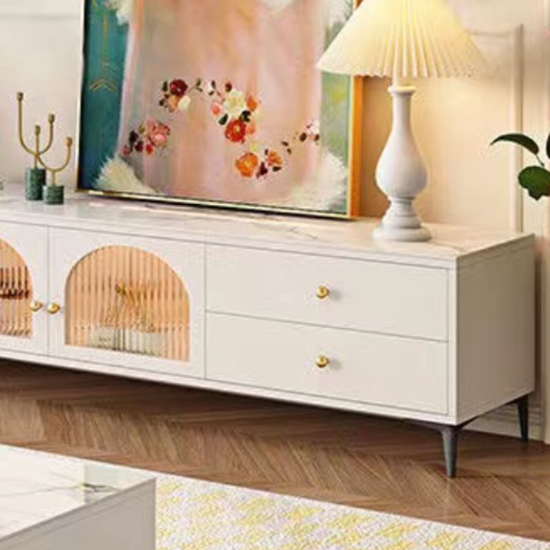 Engineered Wood TV Media Console Glam Stand Console with Drawers Clearhalo 'furn' 'furn_tv_stands_entertainment_centers' 'Furniture' 'Living Room Furniture' 'TV Stands & Entertainment Centers' 'TV Stands & Media Storage Furniture' 'tv_stands_entertainment_centers' 1200x1200_ee21407b-e384-400e-b013-6066c2225ce7