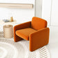 Mid-century Modern Accent Armchair Solid Color Fixed Back Armchair Clearhalo 'Accent Chairs' 'accent_chairs' 'Chairs & Seating' 'furn' 'furn_accent_chairs' 'Furniture' 'Living Room Furniture' 1200x1200_ee24b1bd-5669-4c9a-971d-d05e2fbfae95