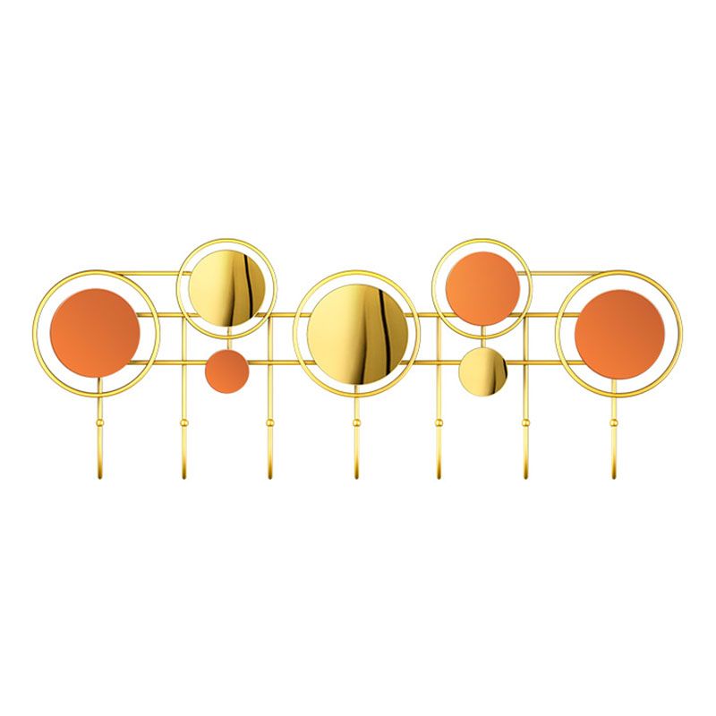 Contemporary Stainless Steel Coat Hanger Wall Mounted Orange Coat Rack Clearhalo 'Entry & Mudroom Furniture' 'furn' 'furn_hall_tree_coat_racks' 'Furniture' 'Hall Trees & Coat Racks' 'hall_tree_coat_racks' 1200x1200_ee25d932-116a-4b6d-ad5f-6fea8479d1de