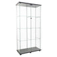 Contemporary Tempered Glass Curio Cabinet Glass Doors Display Cabinet for Bedroom Clearhalo 'Display & China Cabinets' 'display_china_cabinets' 'furn' 'furn_display_china_cabinets' 'Furniture' 'Kitchen & Dining Furniture' 1200x1200_ee26291b-c718-49aa-bf11-ee6d9fed0a7e