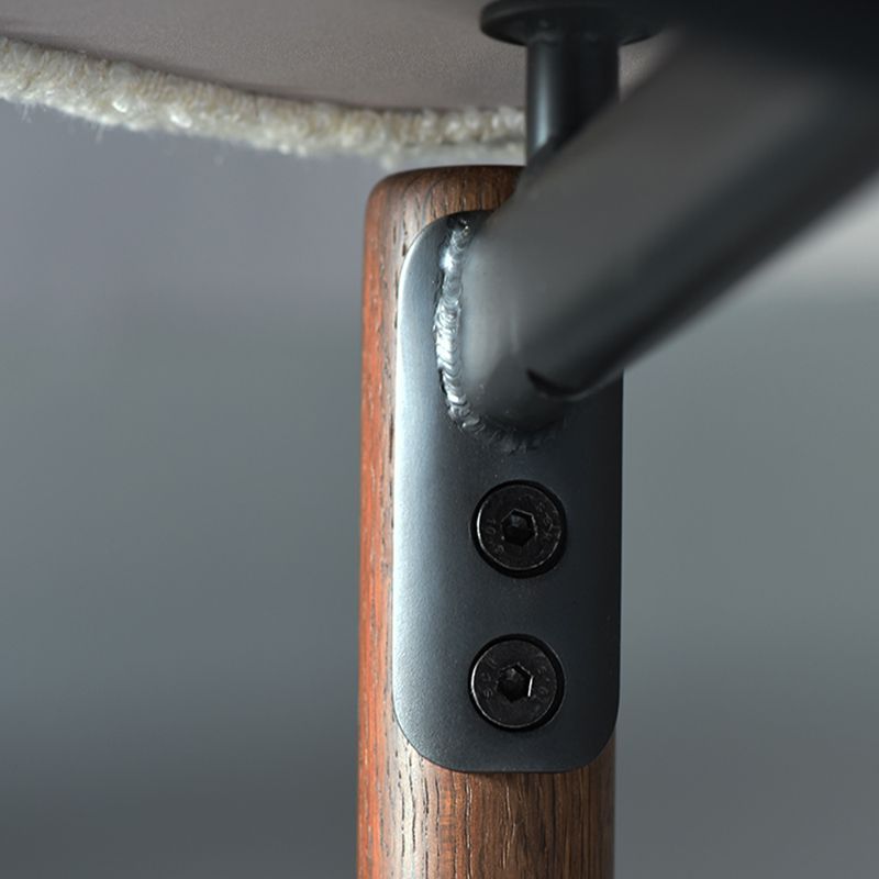 Industrial Style Armless Dining Chairs Solid Wood Open Back Chairs for Bedroom Clearhalo 'Dining Chairs' 'Dining Tables & Seating' 'dining_chair' 'furn' 'furn_dining_chair' 'Furniture' 'Kitchen & Dining Furniture' 1200x1200_ee2992ab-4add-48c1-a573-667c1b95c5b2