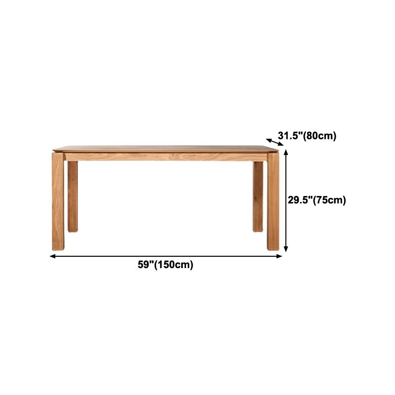 Rectangle Wood Dining Table for Restaurant Pine Table in Nature with 4 Legs Clearhalo ' dining_table' 'Dining Tables & Seating' 'Dining Tables' 'furn' 'furn_dining_table' 'Furniture' 'furniture_dining_table' 'Kitchen & Dining Furniture' 'kitchen&dining_furn' 'kitchen' 'kitchen_dining_table' 1200x1200_ee2cdce7-9853-46d5-b497-869fbed04b4c