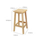 Industrial Solid Wood Bar Stool Backless Counter Stool for Restaurant Clearhalo 'Bar Furniture' 'Bar Stools' 'bar_stools' 'furn' 'furn_bar_stools' 'Furniture' 'Kitchen & Dining Furniture' 1200x1200_ee2d6733-65b7-4f18-927a-45e175d65356