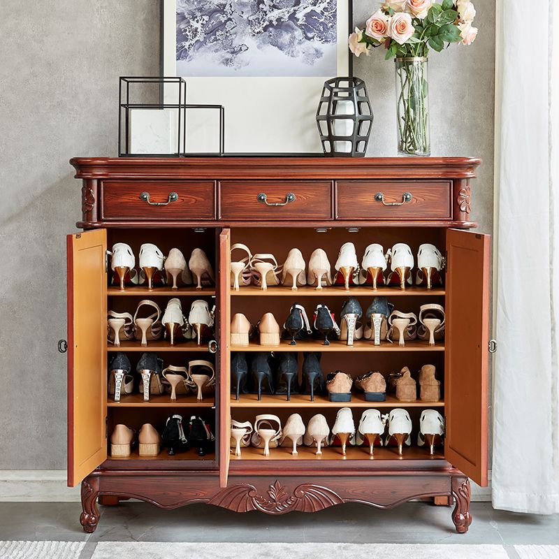 43.7" Tall Rectangular Accent Cabinet 2/3 - Drawer Accent Cabinet - Wood Clearhalo 'Cabinets & Chests' 'cabinets_chests' 'furn' 'furn_cabinets_chests' 'Furniture' 'Living Room Furniture' 1200x1200_ee2ff26b-b4af-477b-b89a-dcb35952e899