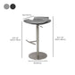 Contemporary Backless Dining Stool Adjustable Height Bar Stool with Footrest Clearhalo 'Bar Furniture' 'Bar Stools' 'bar_stools' 'furn' 'furn_bar_stools' 'Furniture' 'Kitchen & Dining Furniture' 1200x1200_ee3113ea-dc20-4fa0-ad58-b0c9a79764a9