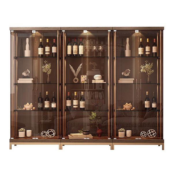 Luxury Floor Wine Bottle Rack Metal Bottle Holder for Living Room