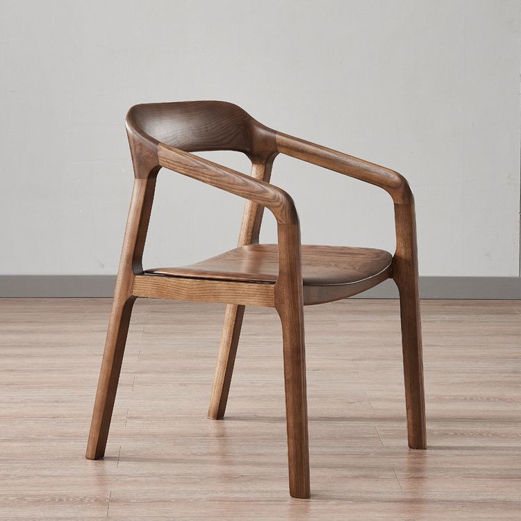 Traditional Style Ash Wood Chair Set Kitchen Open Back Dining Arm Chairs Clearhalo ' kitchen&dining_furn' 'Dining Chairs' 'Dining Tables & Seating' 'dining_chair' 'furn' 'furn_dining_chair' 'Furniture' 'furniture_dining_chair' 'Kitchen & Dining Furniture' 'kitchen' 1200x1200_ee325cf1-eeb2-4f2c-b125-4b8e957a33ea