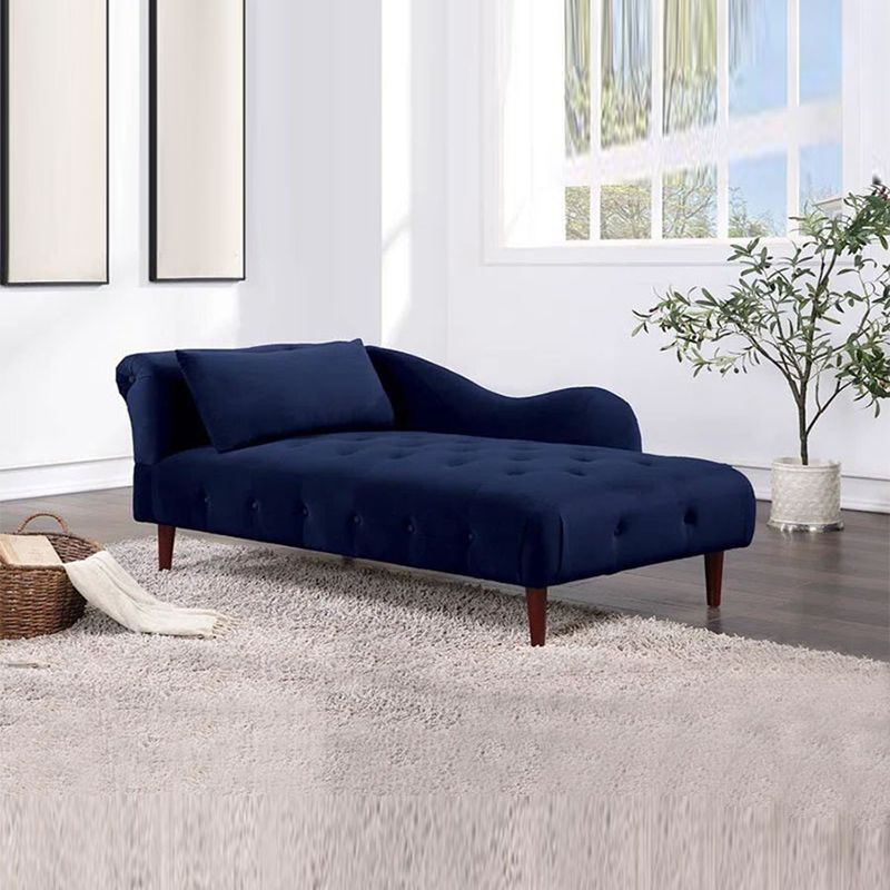 Traditional One Armed Chaise Flared Arms with Legs for Living Room Clearhalo 'Chairs & Seating' 'Chaise Lounge' 'chaise_lounge' 'furn' 'furn_chaise_lounge' 'Furniture' 'Living Room Furniture' 1200x1200_ee32dd23-7e4a-4ffb-bff1-cd36f6f55fc4