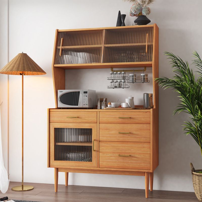 Portises en verre massif du buffet moderne Armoires avec porte coulissante