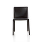 Chaise d'appoint moderne et Simple, en Faux cuir, sans accoudoirs, pour salle à manger, chambre à coucher