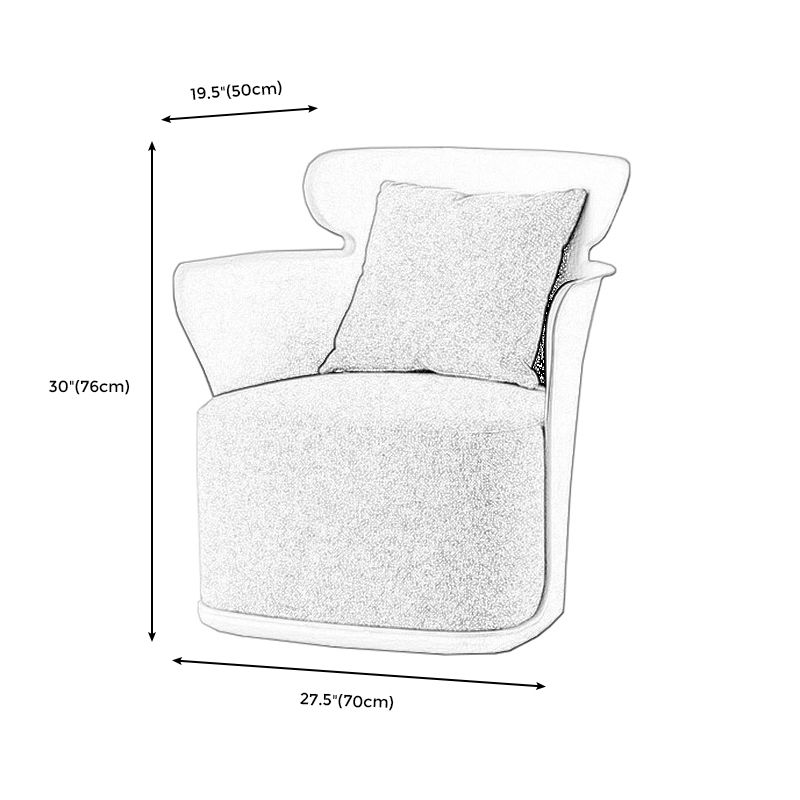 Armstuhl Arme Leinen/PU -Leder inklusive Stuhl für Wohnzimmer, Schlafzimmer