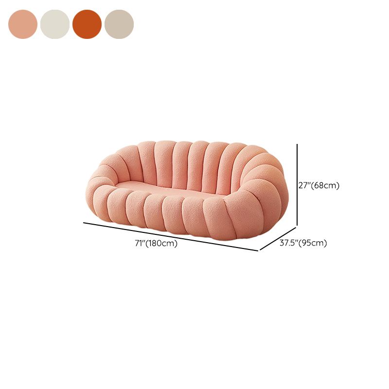 Divano contemporaneo con braccia inclinate 26,77 "divano standard di alto livello