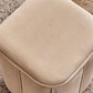 Fade Resistant Cube Ottoman Tufted Velvet Square Solid Color Modern Indoor Ottoman
