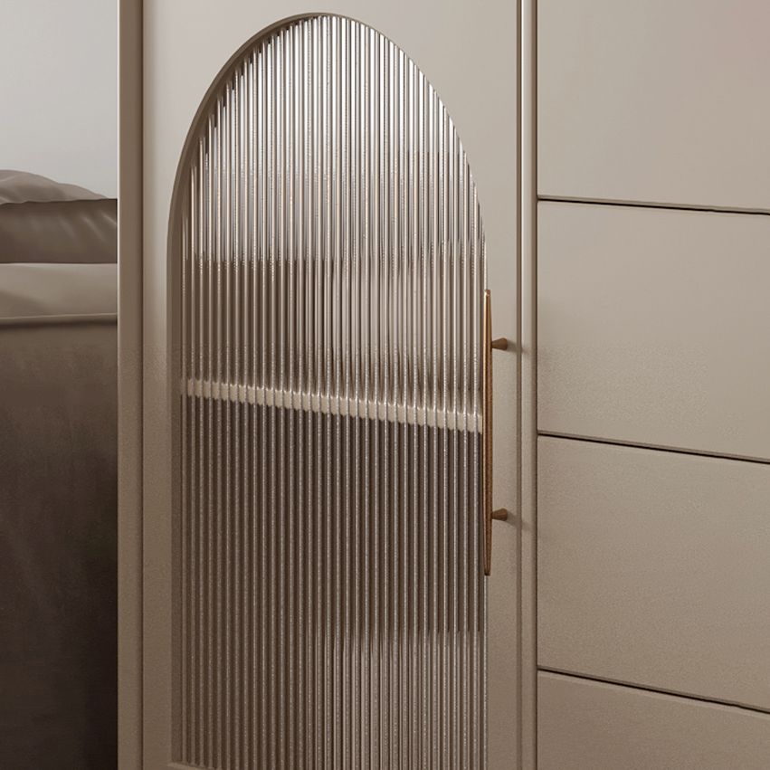 40-inch Height Wood Sideboard Simple Style 1 Door and 4 Drawer Cupboard for Living Room Clearhalo 'buffet_sideboard' 'Buffets & Sideboards' 'furn' 'furn_buffet_sideboard' 'Furniture' 'Kitchen & Dining Furniture' 1200x1200_ee39a365-2cfc-4b28-b9ed-85302bca64db