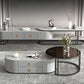 Oval Tropical Coffee Table Slate Storage 2 Nesting Coffee Table Set Clearhalo 'Coffee & Accent Tables' 'Coffee Tables' 'coffee_tables' 'furn' 'furn_coffee_tables' 'Furniture' 'Living Room Furniture' 1200x1200_ee3aff93-b584-41e9-8cae-4caf4b1a2959