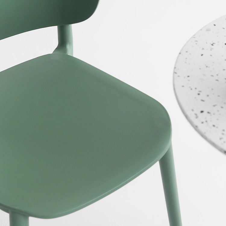 Contemporary Style Plastic Chair Dining Armless Open Back Chairs for Kitchen Clearhalo 'Dining Chairs' 'Dining Tables & Seating' 'dining_chair' 'furn' 'furn_dining_chair' 'Furniture' 'furniture_dining_chair' 'Kitchen & Dining Furniture' 1200x1200_ee3c156a-7adc-404c-98f5-9f45268dffa7