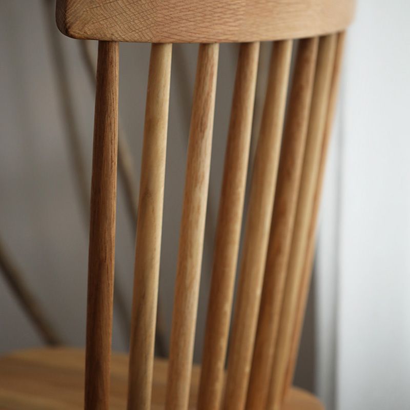 Traditionele keuken Dining zijstoel houten zijdestoelen in natuurlijke