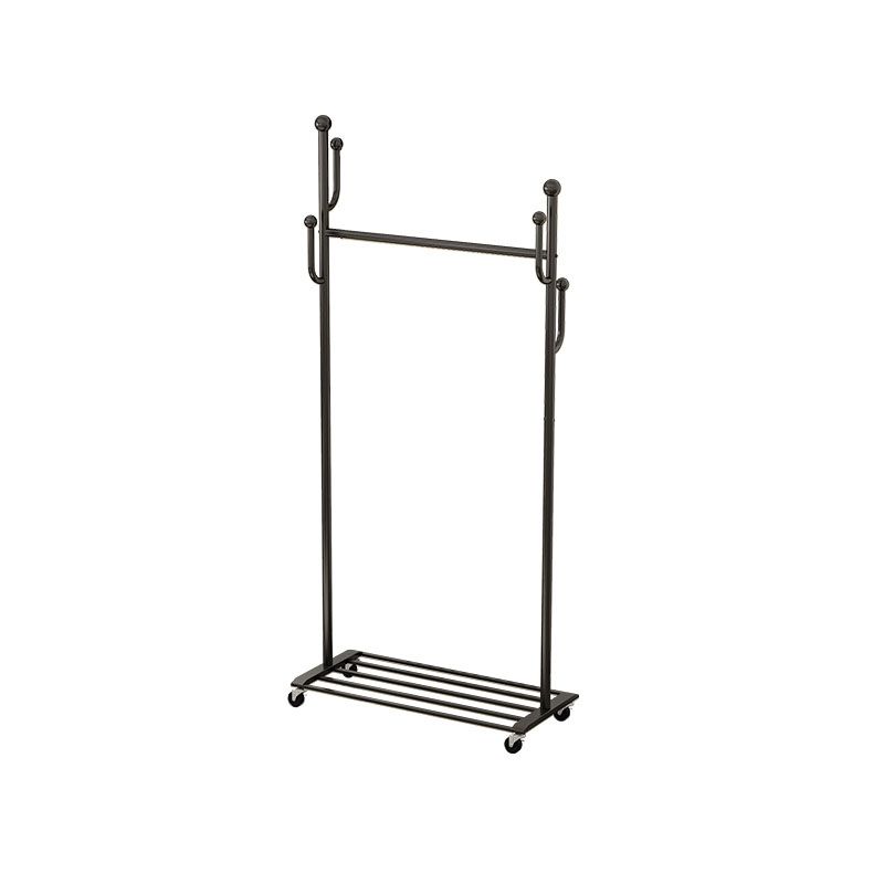 Castori di piantature in metallo classico gancio di rivestimento design con scaffale inferiore