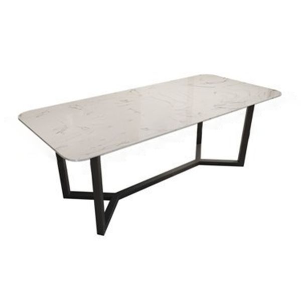 Curved Meeting Table Office Luxury Sintered Stone Writing Desk Clearhalo 'furn' 'furn_office_desk' 'Furniture' 'furniture_office_desk' 'Office Desks' 'Office Furniture' 'office_desk' 1200x1200_ee3efc94-661e-48fb-b862-70a3488b48e0