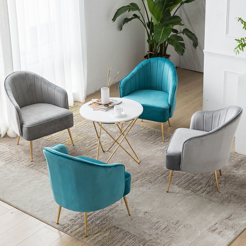 Contemporary Style Upholstered Arm Dining Chair Solid Back Side Chair for Home Clearhalo ' kitchen&dining_furn' 'Dining Chairs' 'Dining Tables & Seating' 'dining_chair' 'furn' 'furn_dining_chair' 'Furniture' 'furniture_dining_chair' 'Kitchen & Dining Furniture' 'kitchen' 1200x1200_ee3f7894-84ba-40de-846e-f0d069b4e218