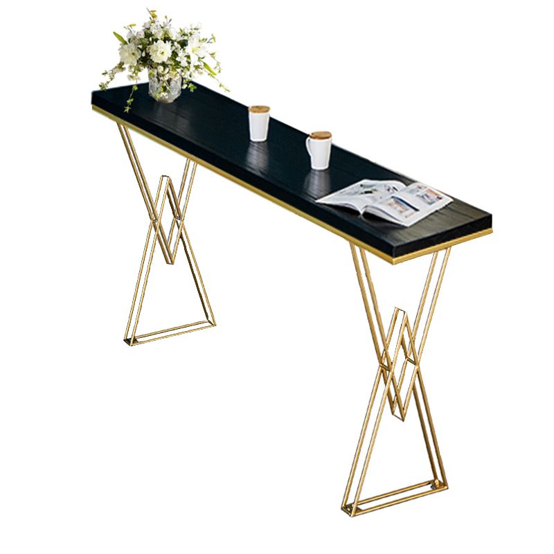 Set da pranzo da pub in legno massello stile glam Set da pub rettangolare da 1/2/3/4 pezzi per la casa