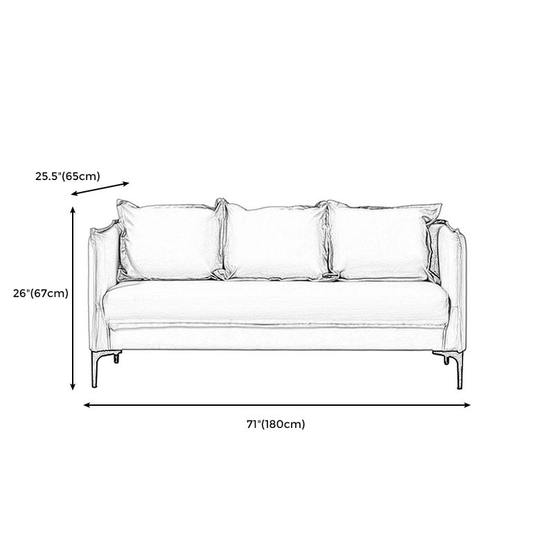 Contemporary Three Pillow Back Sofa with Tuxedo Arm for Apartment Clearhalo 'furn' 'furn_sofas' 'Furniture' 'furniture_sofas' 'Living Room Furniture' 'Sofa' 'sofas' 1200x1200_ee43b726-17f0-456c-82fa-52ec7fffadb6