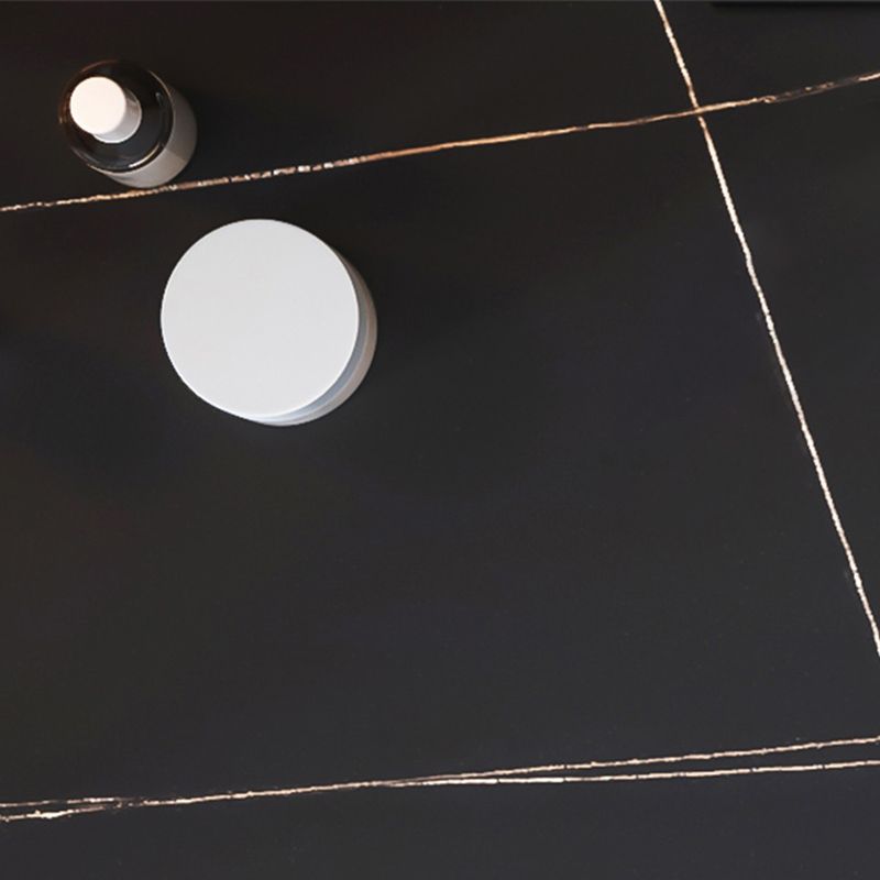 Grey Vanity Bedroom Stone Top Make-up Vanity with Storage Drawers